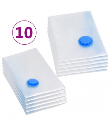Vacuum Travel Storage Bags Clothing Bags 2 Sizes 10 pcs