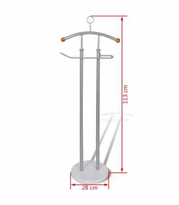 Valet Stand Coat Shirt Organizer Metal Frame