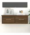 Wall Cabinet Brown Oak 60x26x18.5 cm Engineered Wood