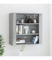 Wall Cabinet Grey Sonoma 80x33x80 cm Engineered Wood