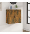 Wall Cabinet Smoked Oak 60x31x60 cm Engineered Wood