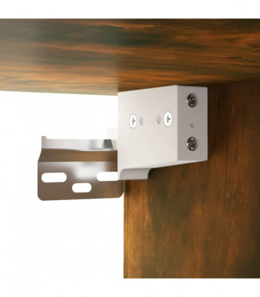 Wall Cabinet Smoked Oak 80x33x80 cm Engineered Wood