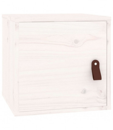 Wall Cabinets 2 pcs White 31.5x30x30 cm Solid Wood Pine