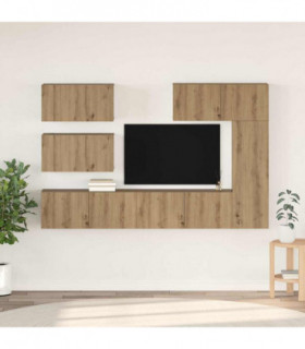 vidaXL TV Cabinet Set 6 pcs Artisan oak 30.5 x 30 x 90 cm