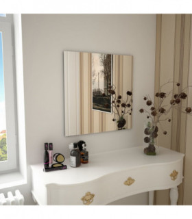 Wall Mirror 60x60 cm Square Glass