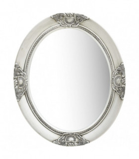 Wall Mirror Baroque Style 50x60 cm Silver