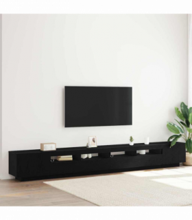 vidaXL TV Cabinet 3 pcs Black 300 x 35 x 40 cm Engineered wood