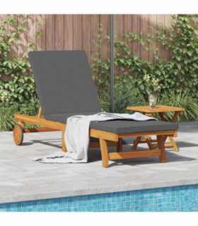 vidaXL Sun Lounger 2 pcs Brown 40 x 40 x 40cm Solid Acacia wood