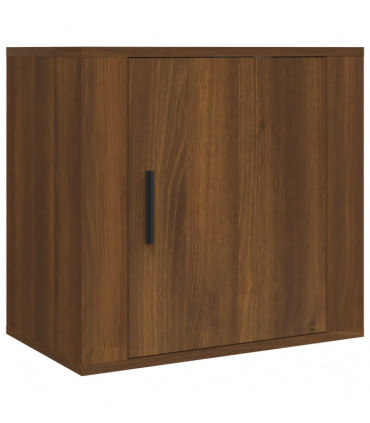 Wall-mounted Bedside Cabinets 2 pcs Brown Oak 50x30x47 cm