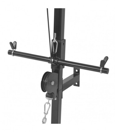 Wall-mounted Home Gym with 2 Pulleys