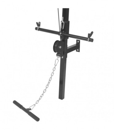 Wall-mounted Home Gym with 2 Pulleys