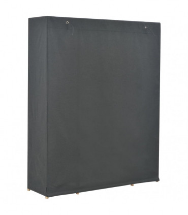 Wardrobe Grey 135x40x170 cm Fabric