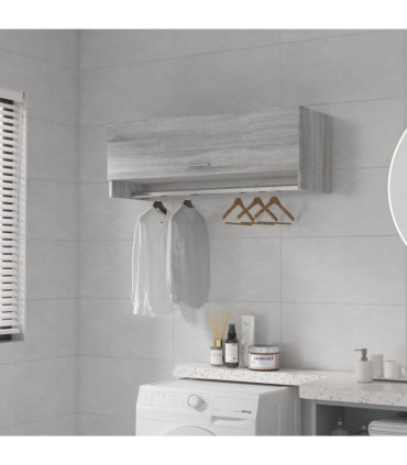Wardrobe Grey Sonoma 100x32.5x35 cm Engineered Wood