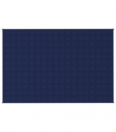 vidaXL Weighted Blanket Blue 122x183 cm 9 kg Fabric