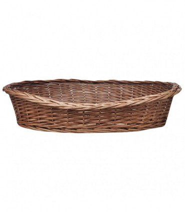 Willow Dog Basket/Pet Bed Natural 90 cm