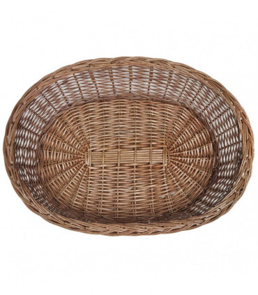 Willow Dog Basket/Pet Bed Natural 90 cm