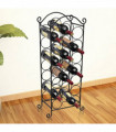 Wine Rack for 21 Bottles Metal