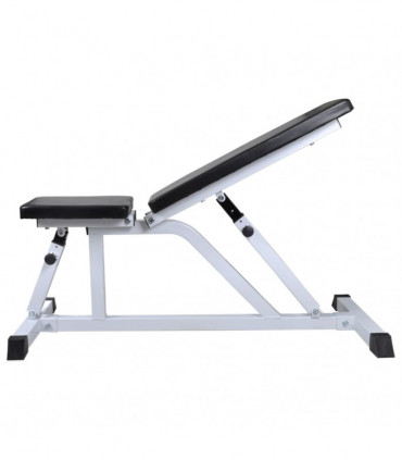Workout Bench with Barbell and Dumbbell Set 30.5 kg