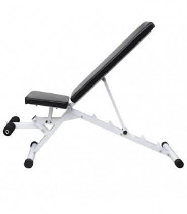 Workout Bench with Barbell and Dumbbell Set 30.5 kg