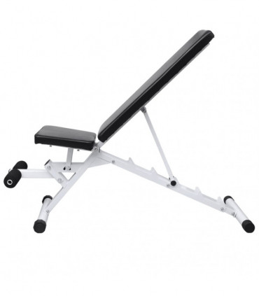 Workout Bench with Barbell and Dumbbell Set 60.5 kg