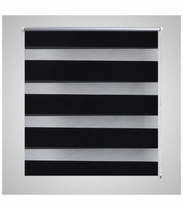 Zebra Blind 100 x 175 cm Black