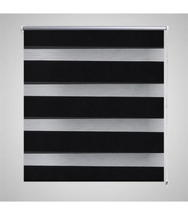 Zebra Blind 120 x 175 cm Black
