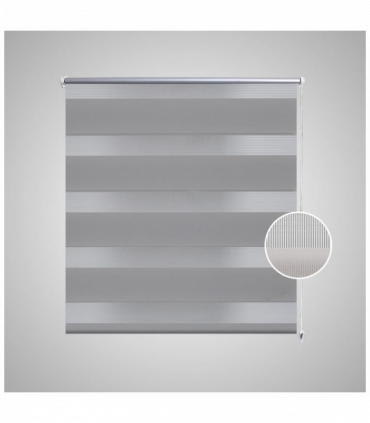 Zebra Blind 120 x 230 cm Grey
