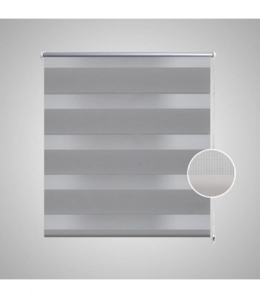 Zebra Blind 140 x 175 cm Grey