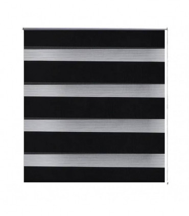 Zebra Blind 50 x 100 cm Black