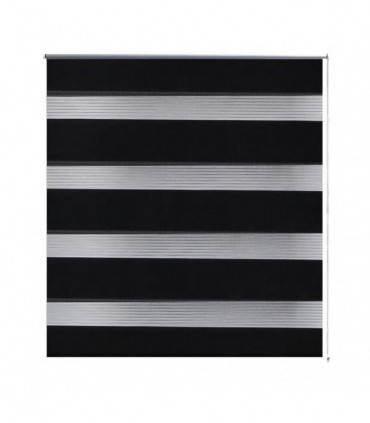 Zebra Blind 60 x 120 cm Black