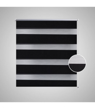 Zebra Blind 60 x 120 cm Black