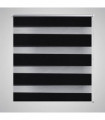 Zebra Blind 70 x 120 cm Black