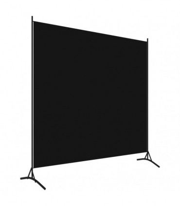 vidaXL 1-Panel Room Divider Black 175x180 cm