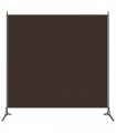 vidaXL 1-Panel Room Divider Brown 175x180 cm