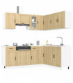 vidaXL 11 Piece Kitchen Cabinet Set Kalmar Sonoma Oak Engineered Wood