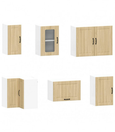 vidaXL 11 Piece Kitchen Cabinet Set Kalmar Sonoma Oak Engineered Wood