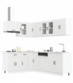 vidaXL 11 Piece Kitchen Cabinet Set Kalmar White Engineered Wood