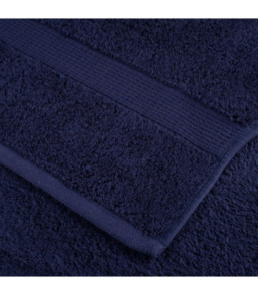 vidaXL 12 Piece Premium Towel Set Navy Blue 600 gsm 100% Cotton
