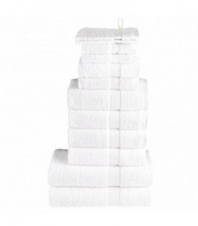 vidaXL 12 Piece Premium Towel Set White 600 gsm 100% Cotton