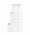 vidaXL 12 Piece Premium Towel Set White 600 gsm 100% Cotton