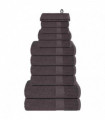 vidaXL 12 Piece Towel Set Anthracite 360 gsm 100% Cotton