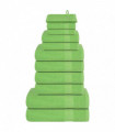 vidaXL 12 Piece Towel Set Apple Green 360 gsm 100% Cotton
