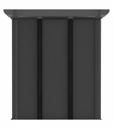 vidaXL 12-Cube Display Shelf Grey 103x30x141 cm Fabric