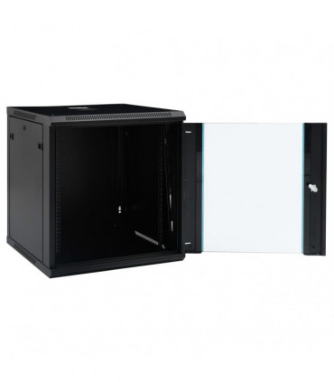 vidaXL 12U Wall Mounted Network Cabinet 19 IP20 600x600x640 mm