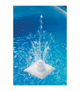 vidaXL 13 Piece Pool Grecian Fountain White
