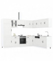 vidaXL 14 Piece Kitchen Cabinet Set Kalmar White Engineered Wood