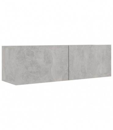vidaXL 2 Piece TV Cabinet Set Concrete Grey Engineered Wood