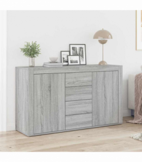 vidaXL Sideboard Grey sonoma 120 x 36 x 69 cm Engineered wood