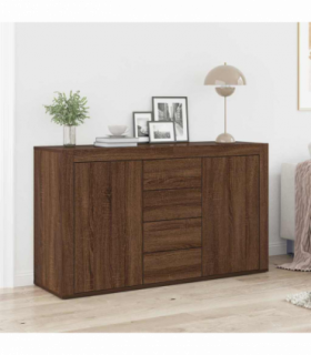 vidaXL Sideboard Brown oak 120 x 36 x 69 cm Engineered wood