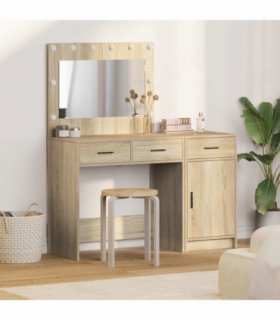 vidaXL Dressing Table 2 pcs Brown 40 x 41 x 75 cm Engineered wood